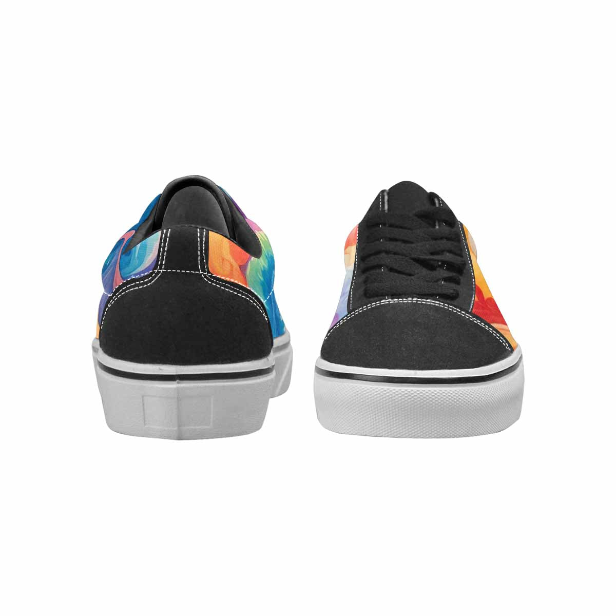 WOMEN'S Tie Lace-Up Canvas Neon Fantasy Shoes
