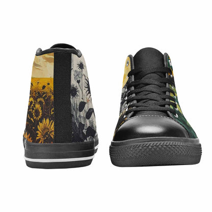 WOMEN'S Blend Melt Them High Top Canvas Aesthetic Custom Shoes