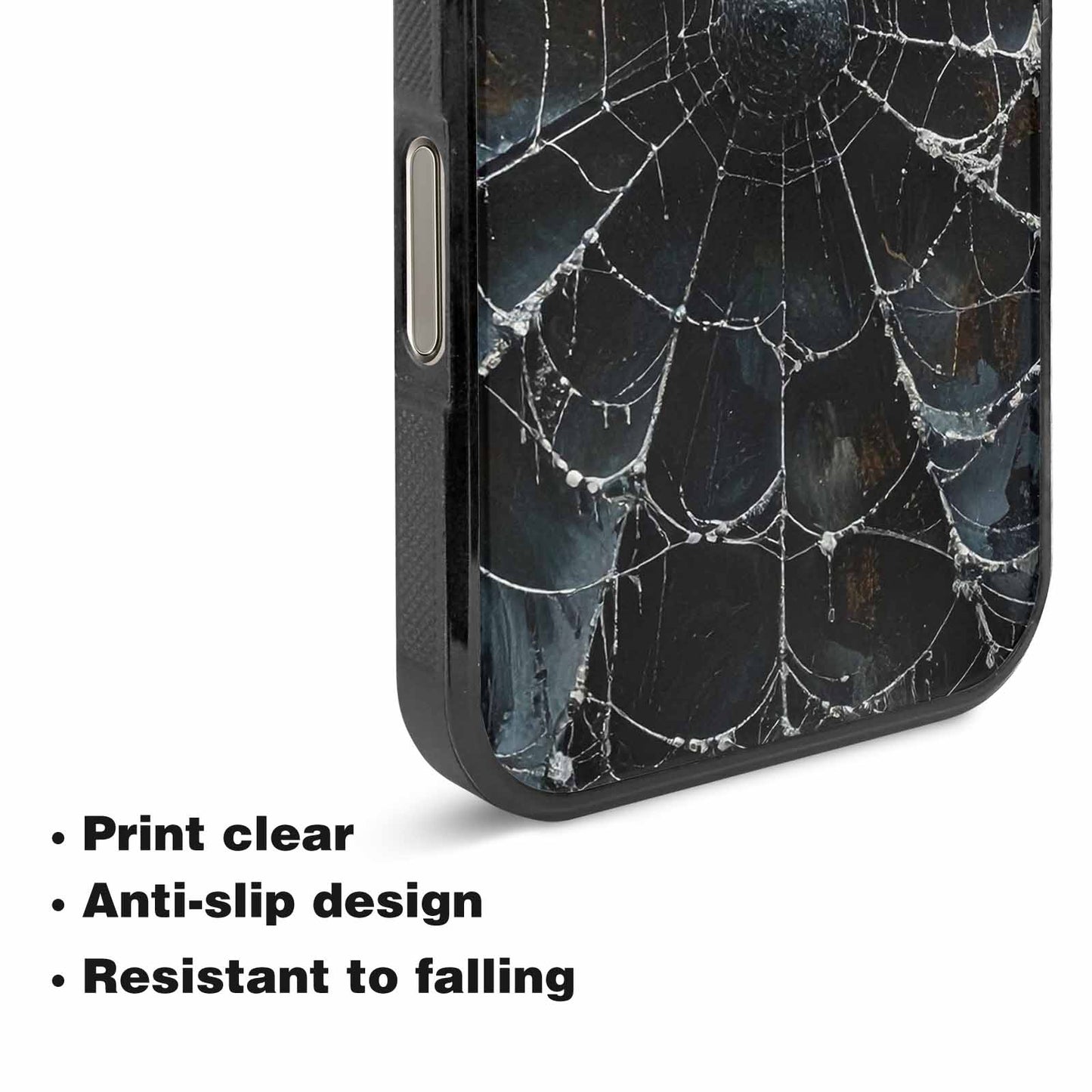 iPhone 16 Pro Case — Spider Web Gothic Spider Web Gothic, Unique Phone Case Design