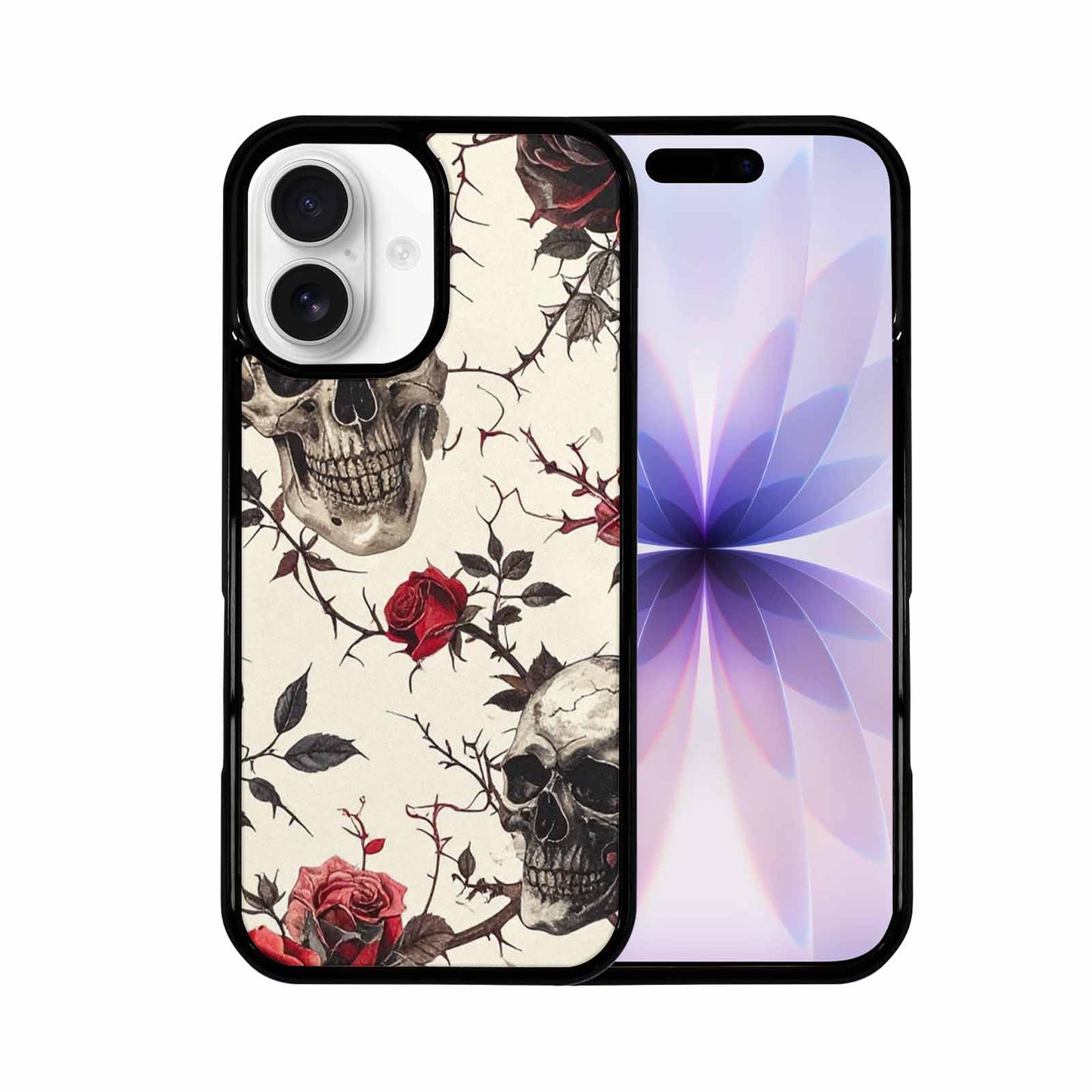 iPhone 17 Case — Skulls Roses And Skulls Gothic Skulls, Custom Art Phone Cover