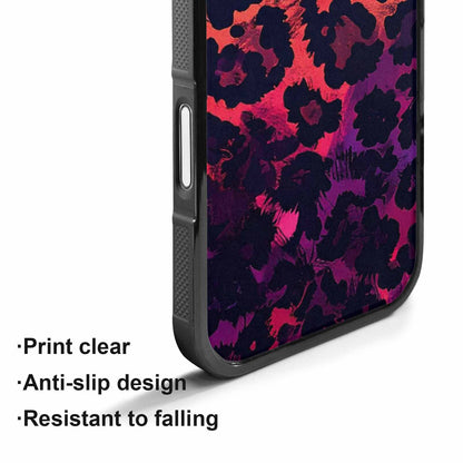 iPhone 17 Case — Leopard Print Dark Seamless Animal Print, Custom Designed Case Cover