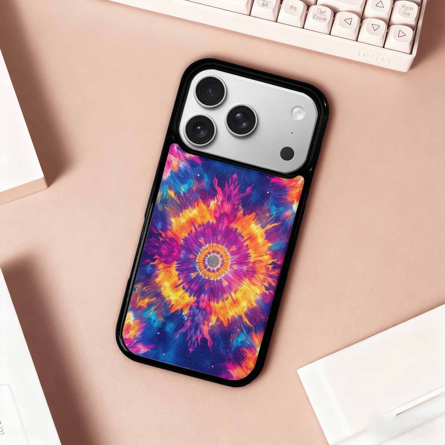 iPhone 17 Pro Case — Tie Dye Galaxy Tie Dye, Custom Made Phone Cover