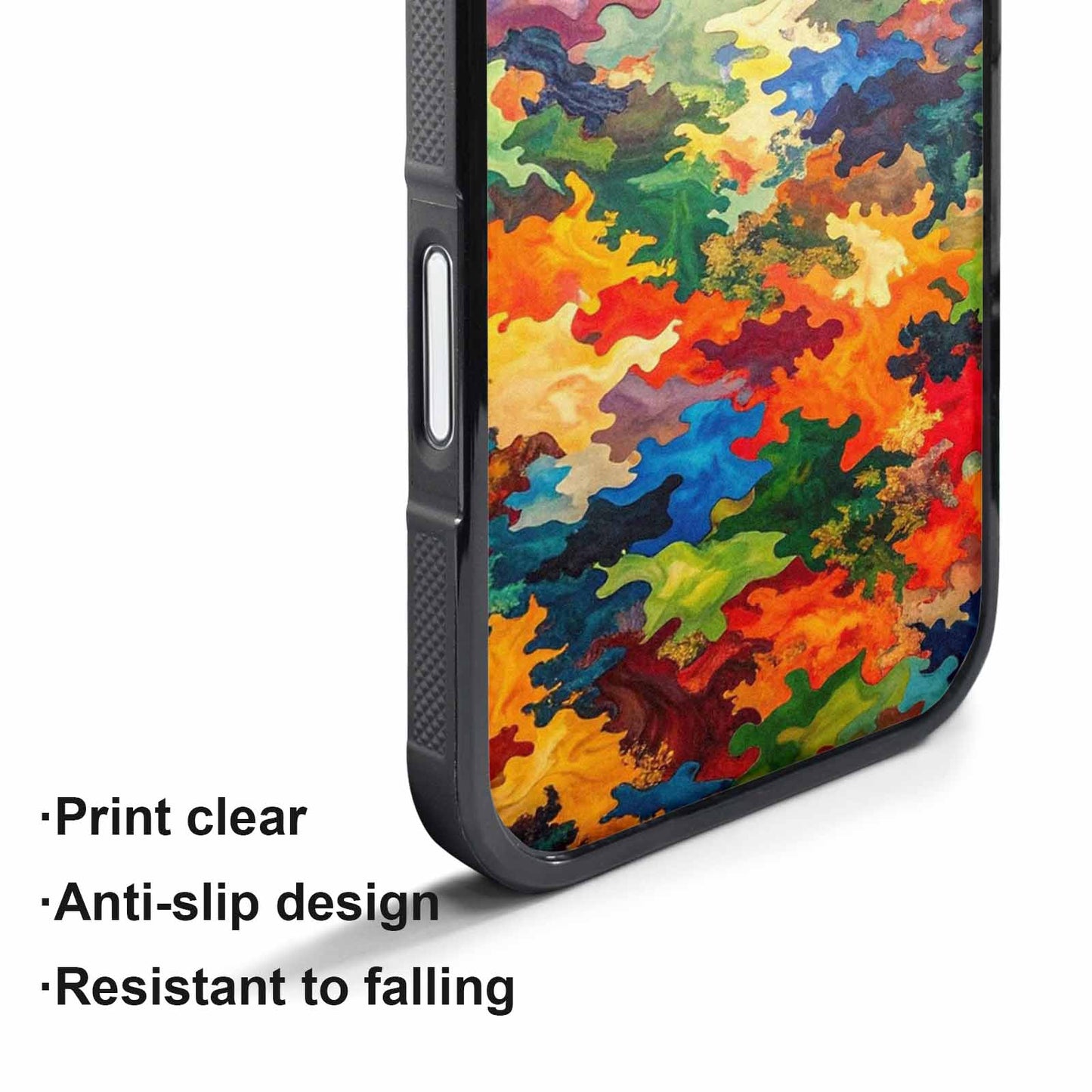 iPhone 17 Pro Max Case — Camo Patches Full Color Camo, Original Design Phone Case
