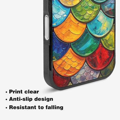 iPhone 16 Case — Reptile Scale Full Color Vibrant Reptile, Custom Made Phone Cover