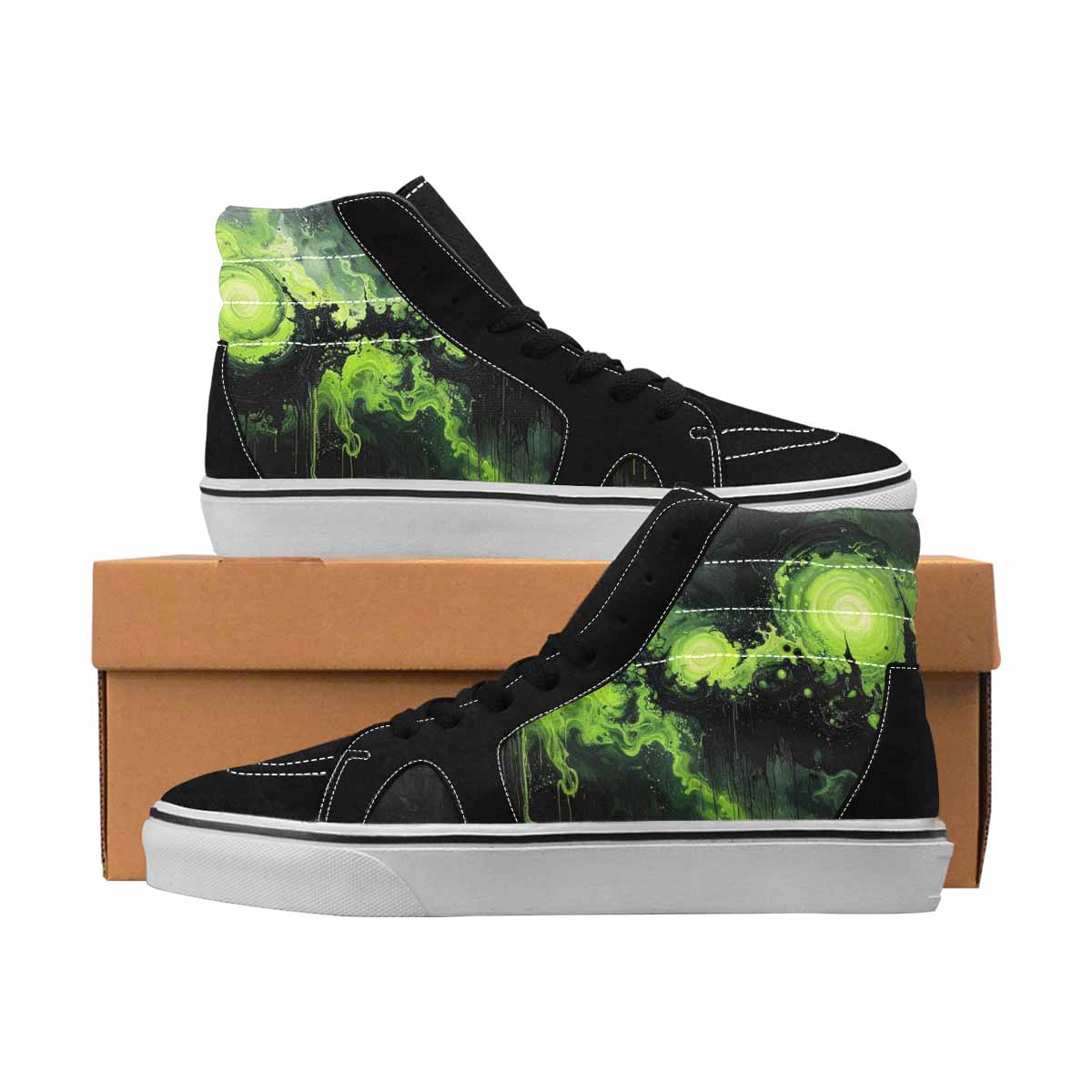 MEN'S Steampunk Galaxy Green And Bla Ferion