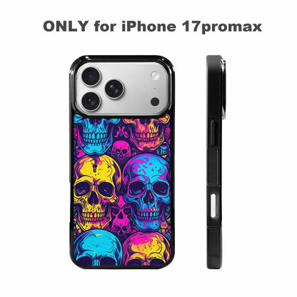 iPhone 17 Pro Max Case — Skull Dark Art Gothic Print Gothic, Unique Phone Case Design