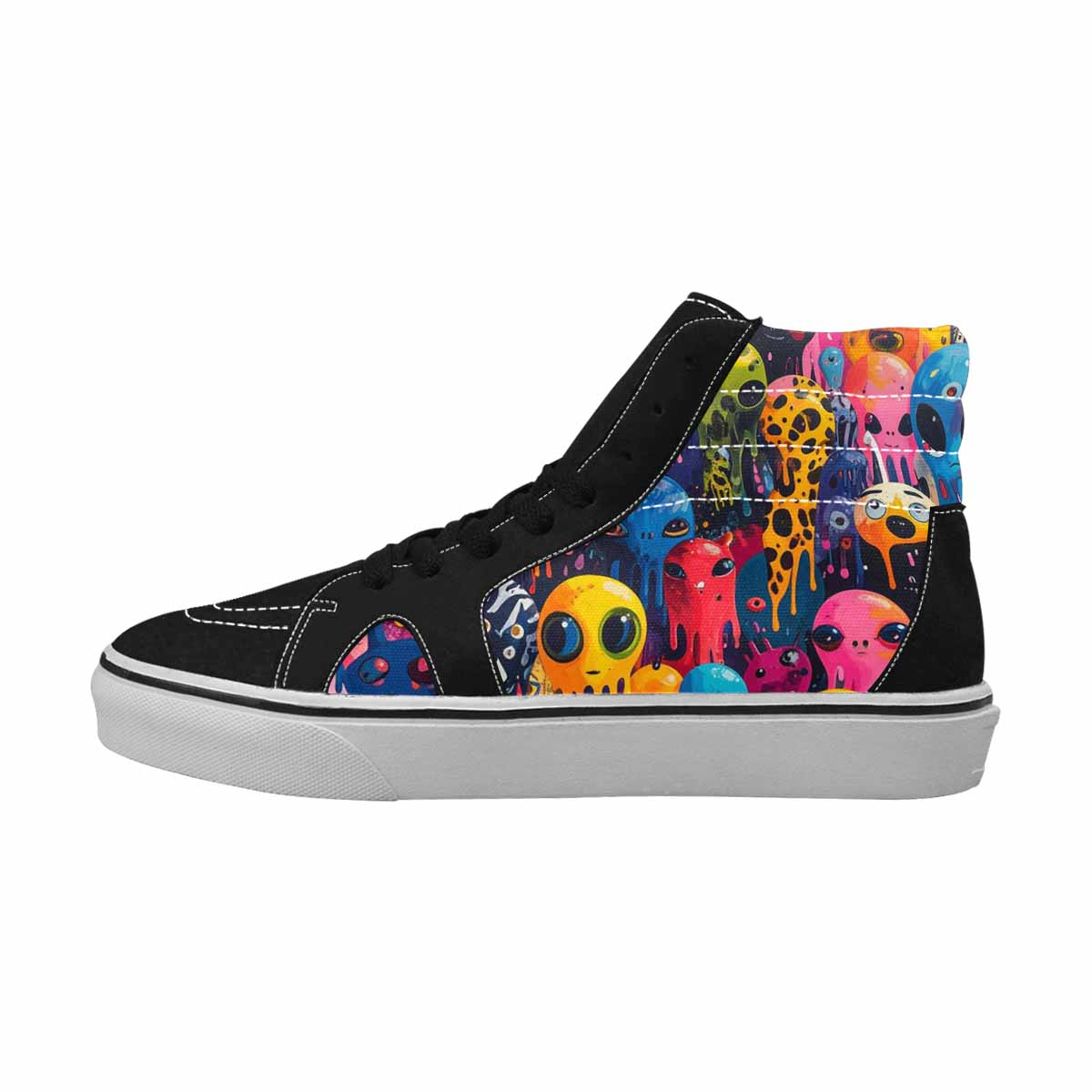 MEN'S Melting Aliens High Top Canvas Dreamcore Shoes