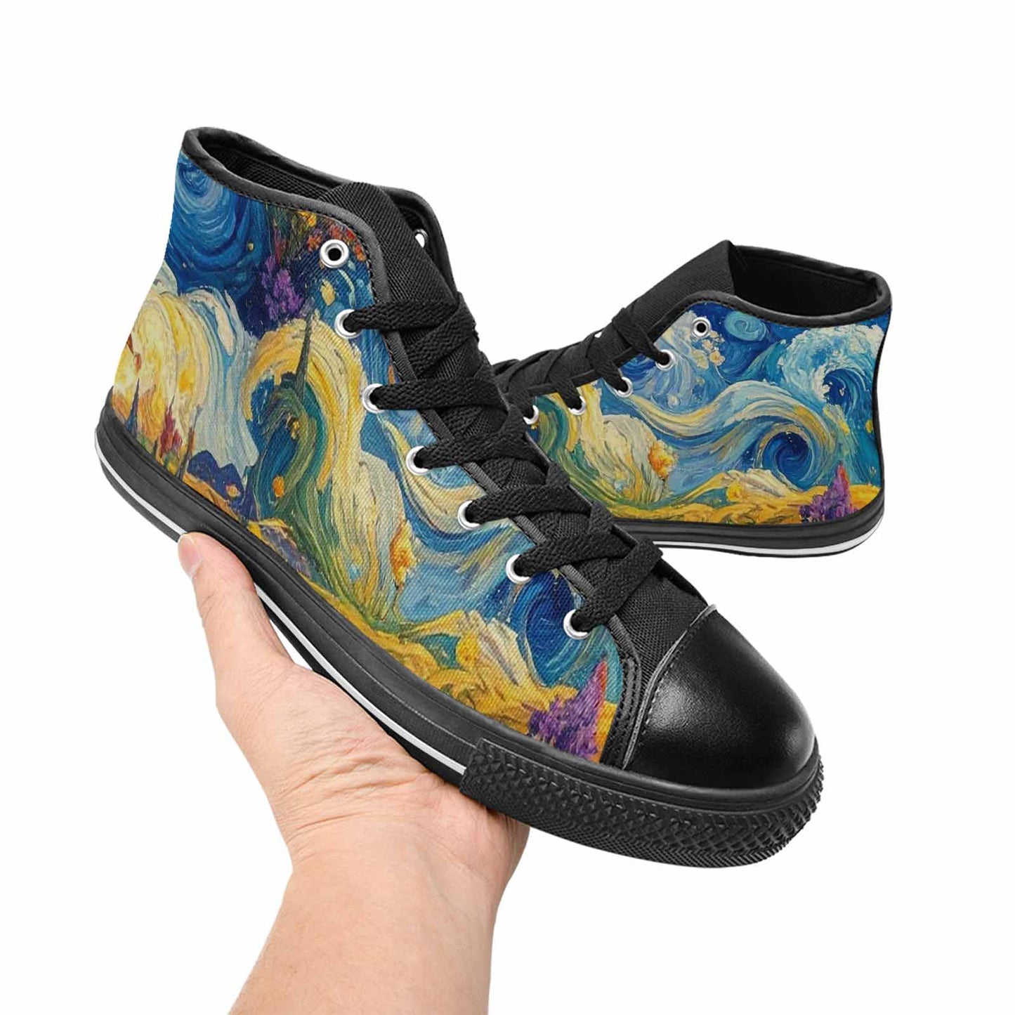 MEN'S Blend All Versions High Top Canvas Dark Academia Sneakers