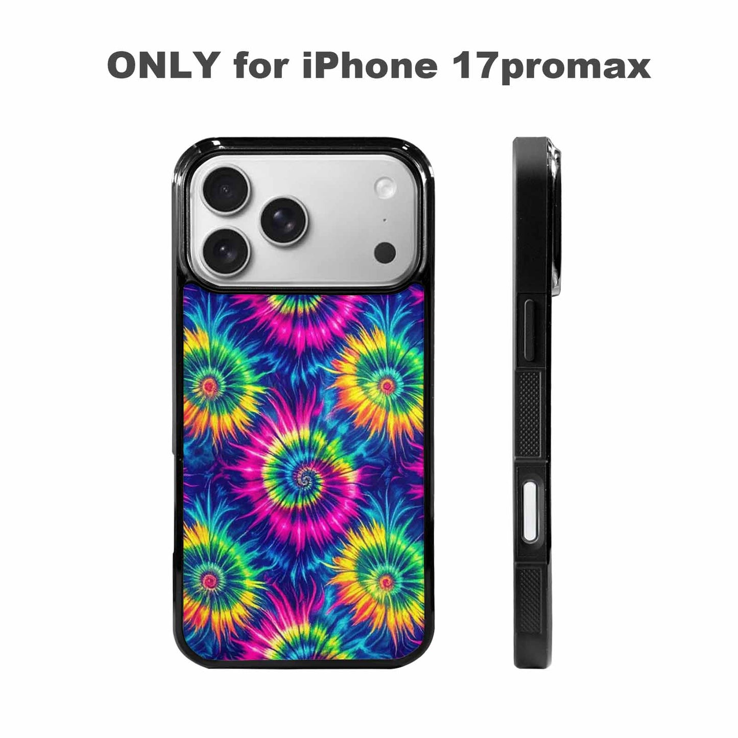 iPhone 17 Pro Max Case — Tie Dye Neon Acid Tie Dye, Original Design Phone Case