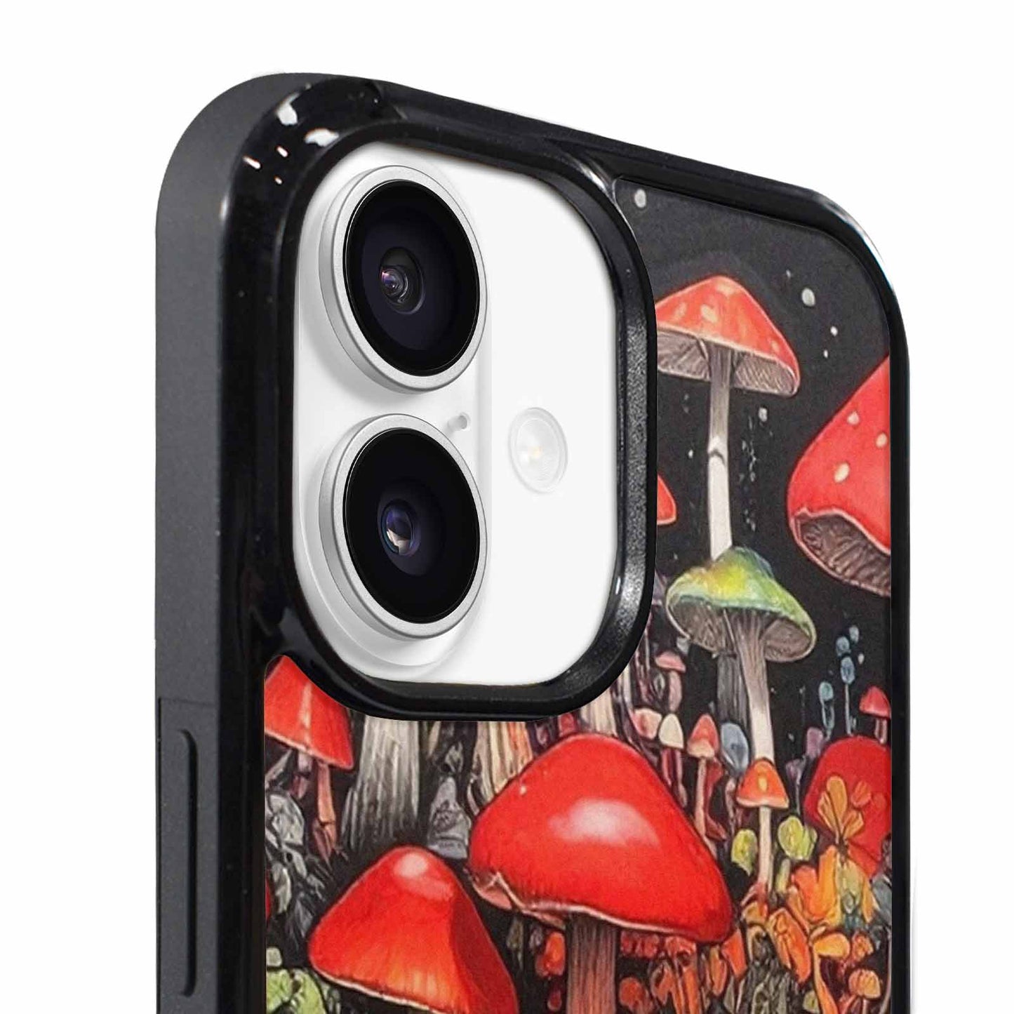 iPhone 17 Case — Black &amp; Red Ink Original Art, Customized Protective Case