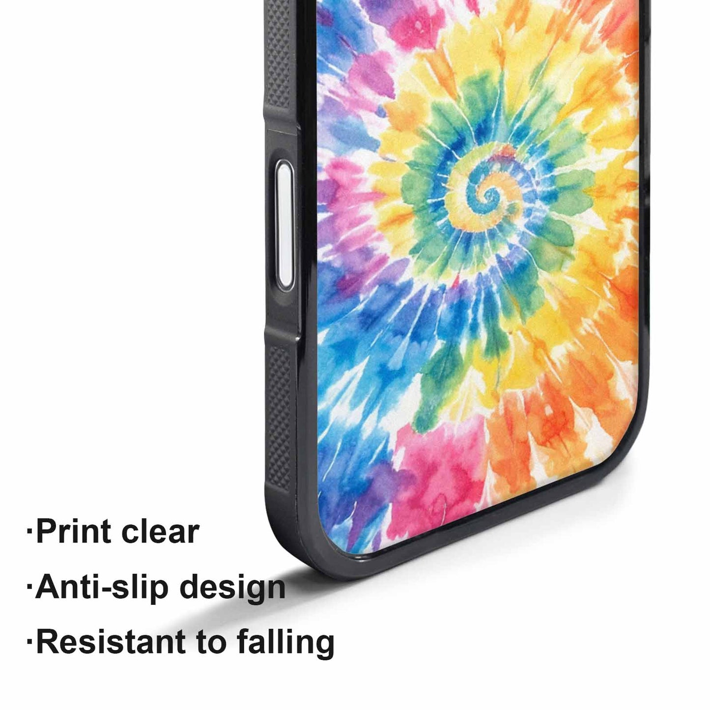 iPhone 17 Air Case — Small Tie Dye Swirl Pattern Tie, Personalized Phone Case