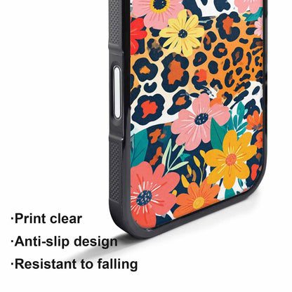 iPhone 17 Air Case — Leopard Print Floral Seamless Pattern Animal, Personalized Phone Case
