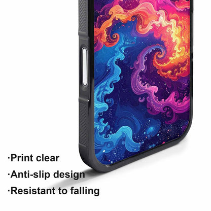 iPhone 17 Air Case — Rose Galaxy Art Seamless Pattern Galaxy, Custom Phone Case