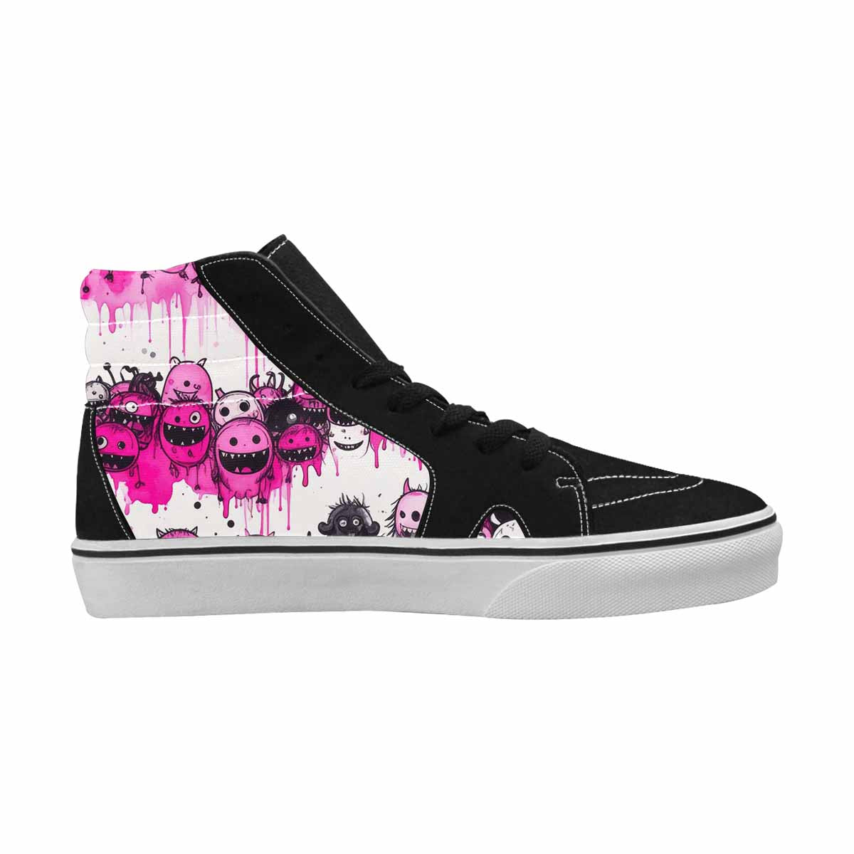 MEN'S Monsters (general) High Top Canvas Dark Academia Sneakers