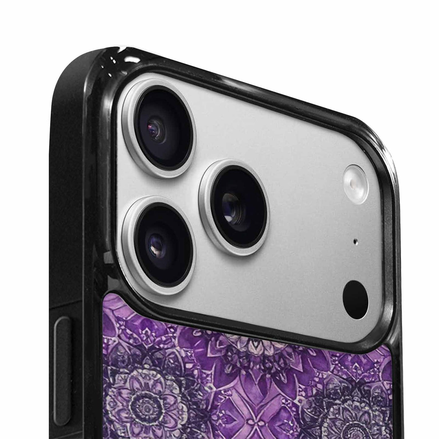 iPhone 17 Pro Case — Small Mandala Pattern Randomly Varying Floral, Unique Phone Case Design