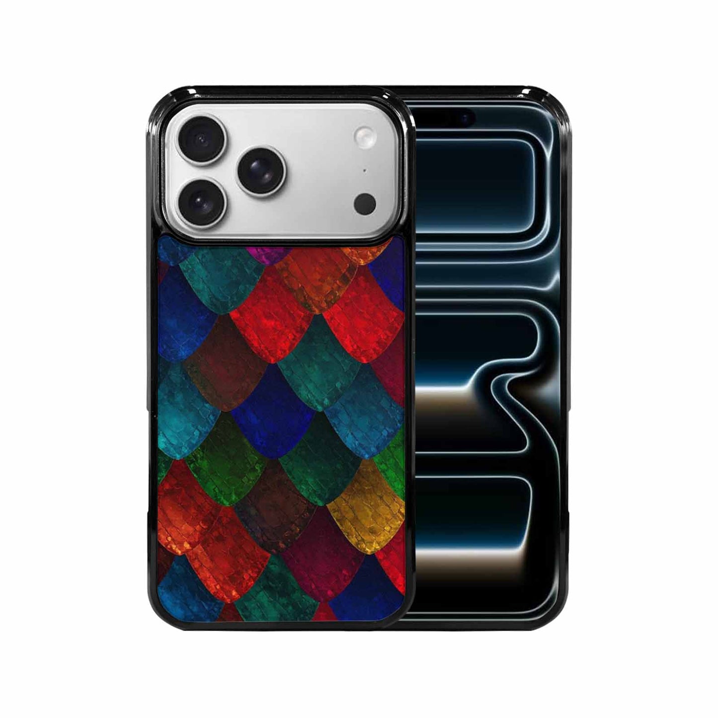 iPhone 17 Pro Max Case — Snake Print Dark Seamless Animal Print, Customized Protective Case