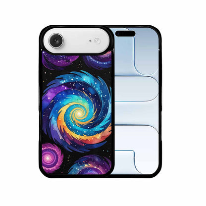 iPhone 17 Air Case — Rose Galaxy Art Seamless Pattern Galaxy, Custom Printed Phone Case