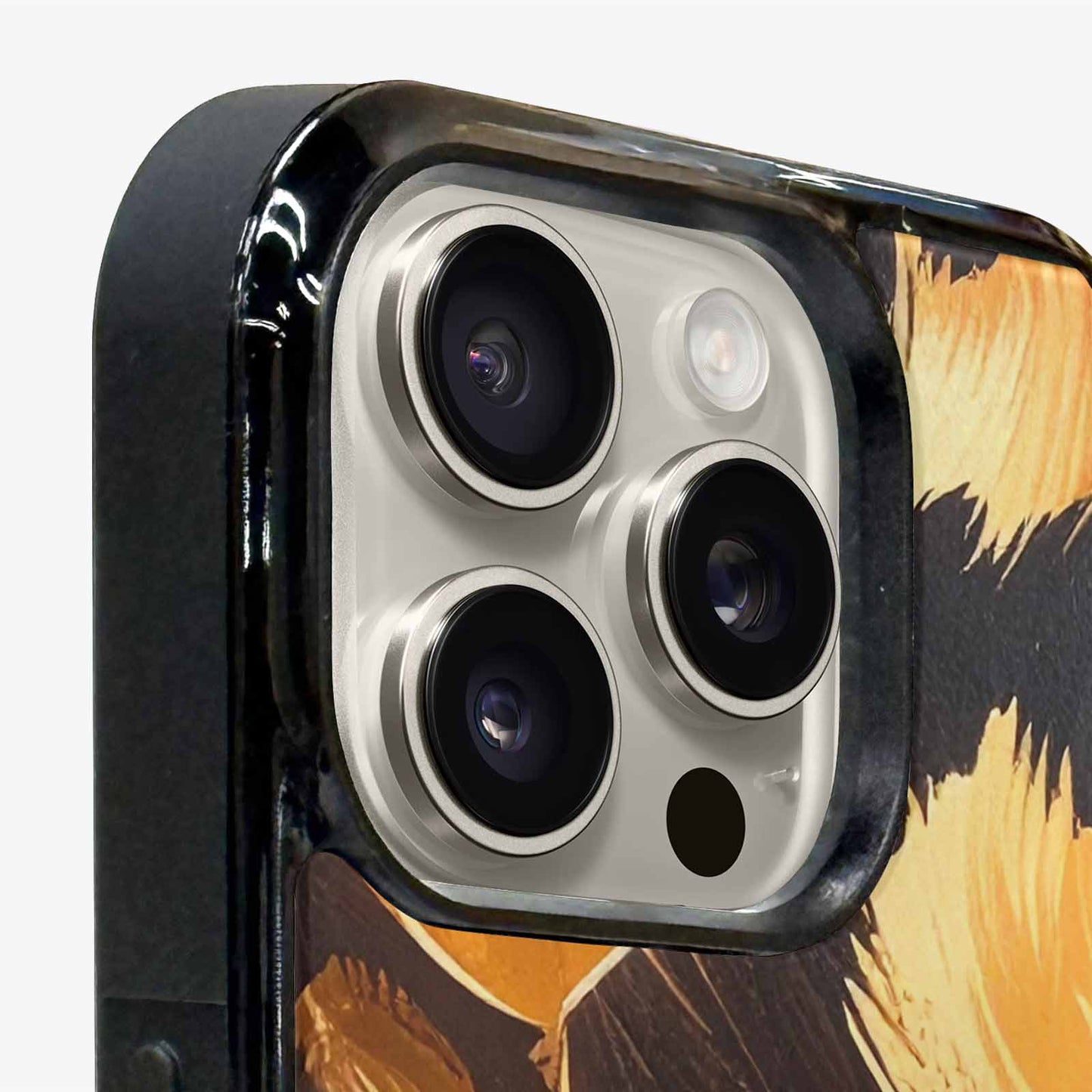 iPhone 16 Pro Case — Leopard Soft Airbrush Gradient, Custom Phone Case