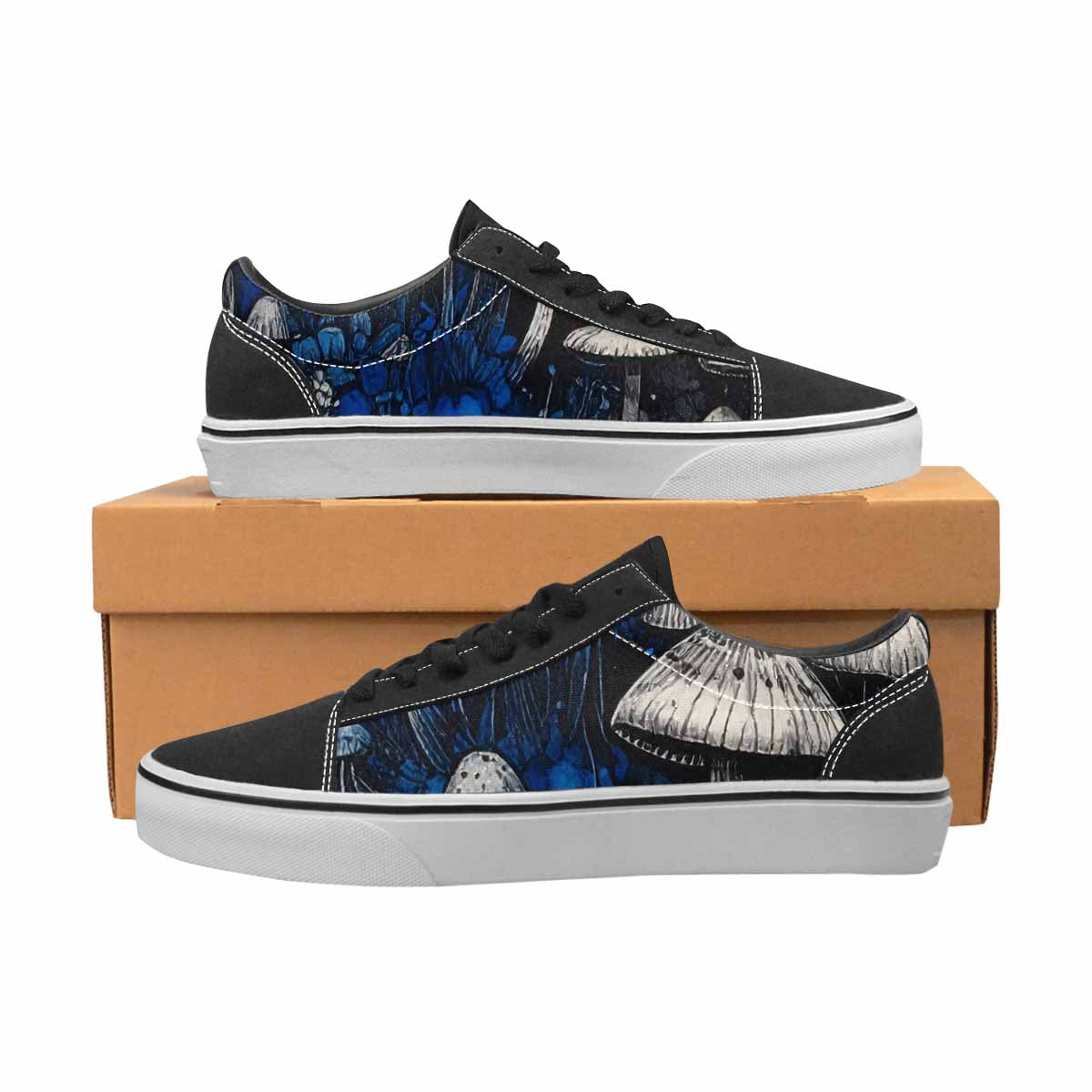 WOMEN'S Mushrooms (general) Lace-Up Canvas Dreamlike Shoes