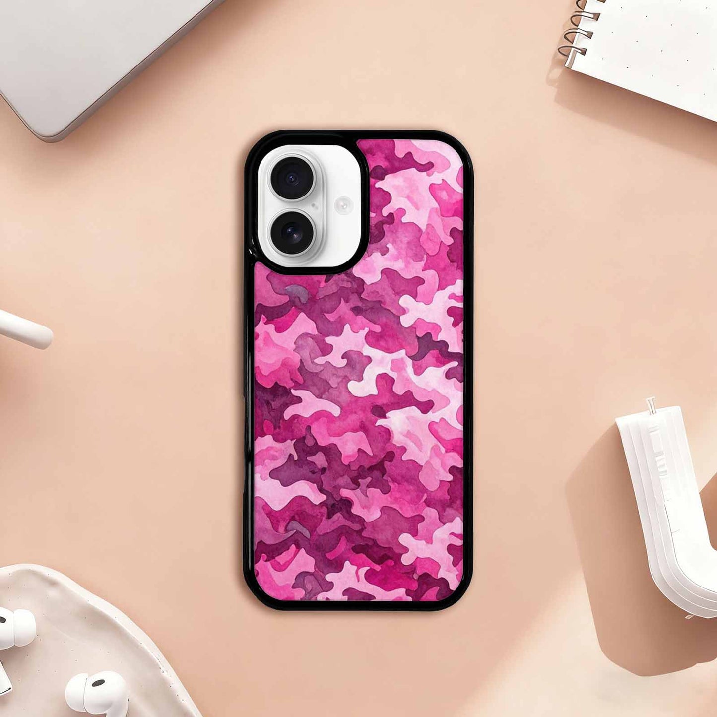 iPhone 17 Case — Small Military Camouflage Blotch Camo, Custom Designed Case Cover