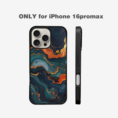 iPhone 16 Pro Max Case — Marble Dark, Original Design Phone Case