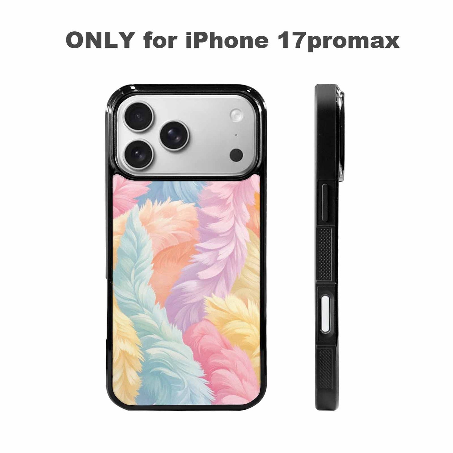 iPhone 17 Pro Max Case — Zebra Pastel Rainbow Animal Print, Custom Print Case Cover