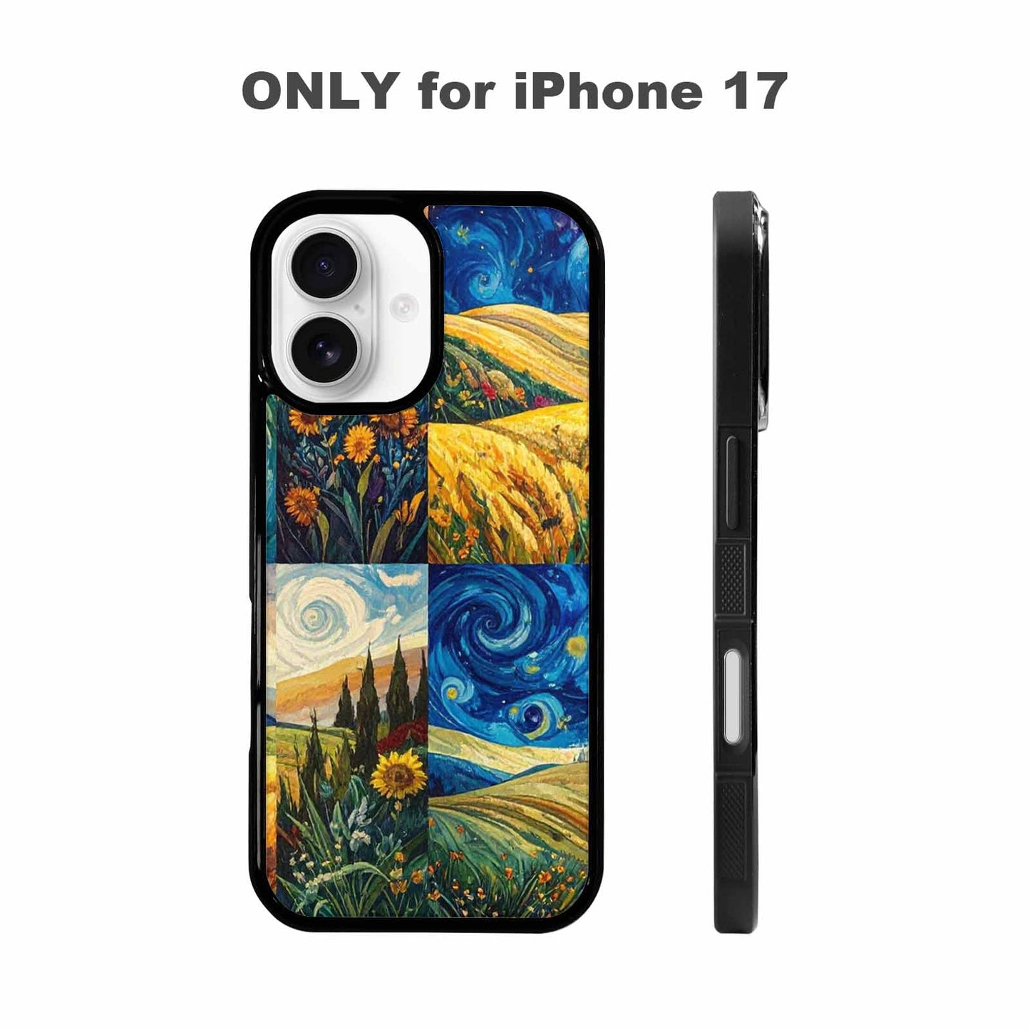 iPhone 17 Case — Small Van Gogh Style Galaxy Space, Custom Designed Case Cover