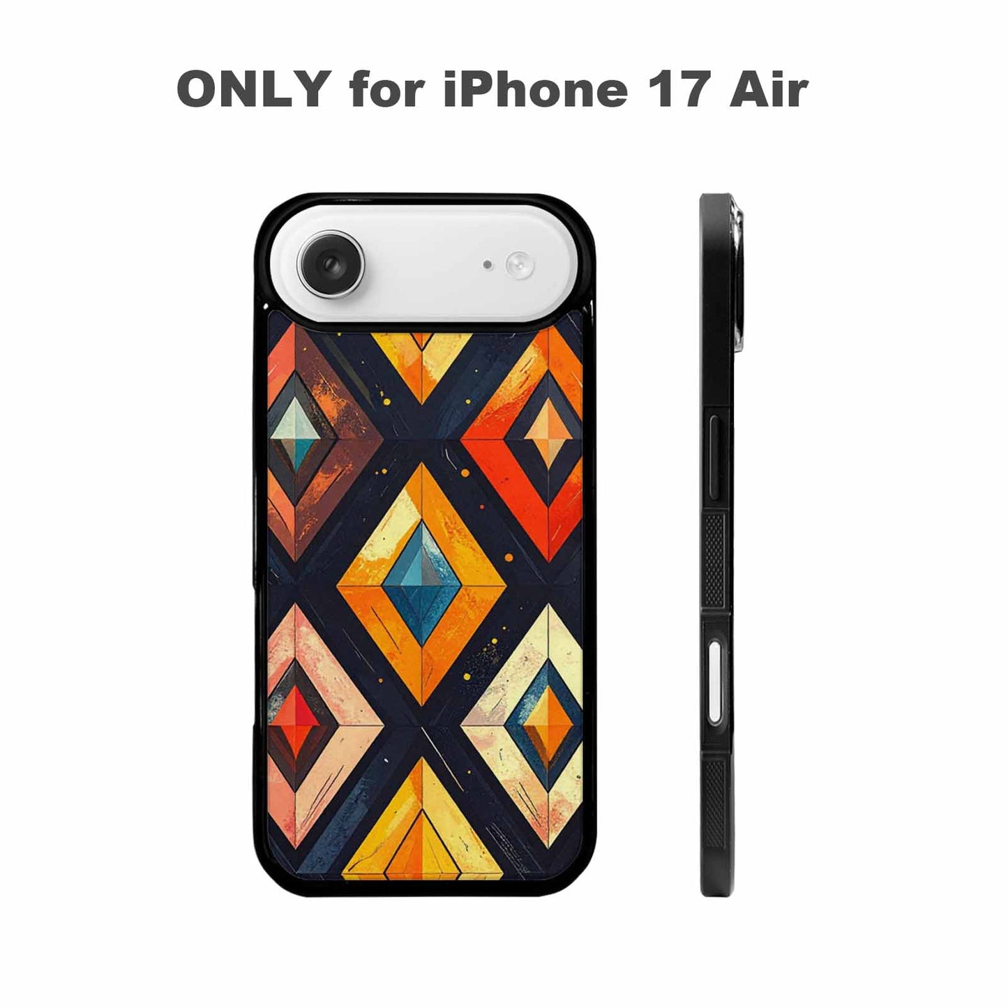 iPhone 17 Air Case — Vintage Summer Diamond Retro Vintage, Customized Protective Case
