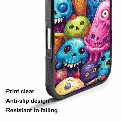 iPhone 17 Air Case — Ice Cream Monsters Skullsmelti Cye Gothic, Custom Phone Case