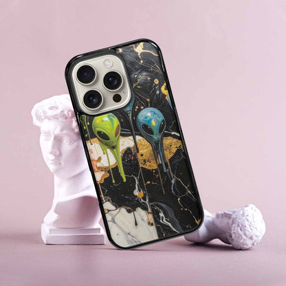 iPhone 16 Pro Case — Aliens Marblemelting Aliens Pa F3p, Customized Protective Case
