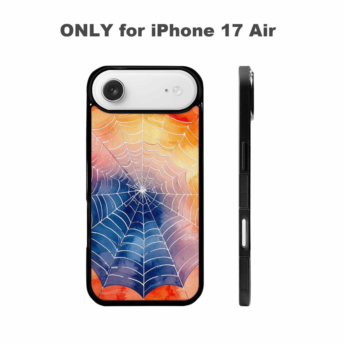 iPhone 17 Air Case — Glossy Southwestern Geometric Spider Original Art, Custom Printed Phone Case