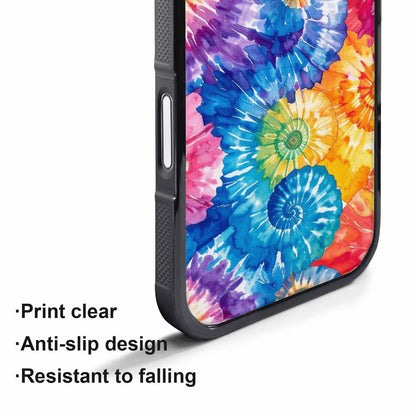 iPhone 17 Pro Case — Small Tie Dye Swirl Pattern Tie, Custom Art Phone Cover