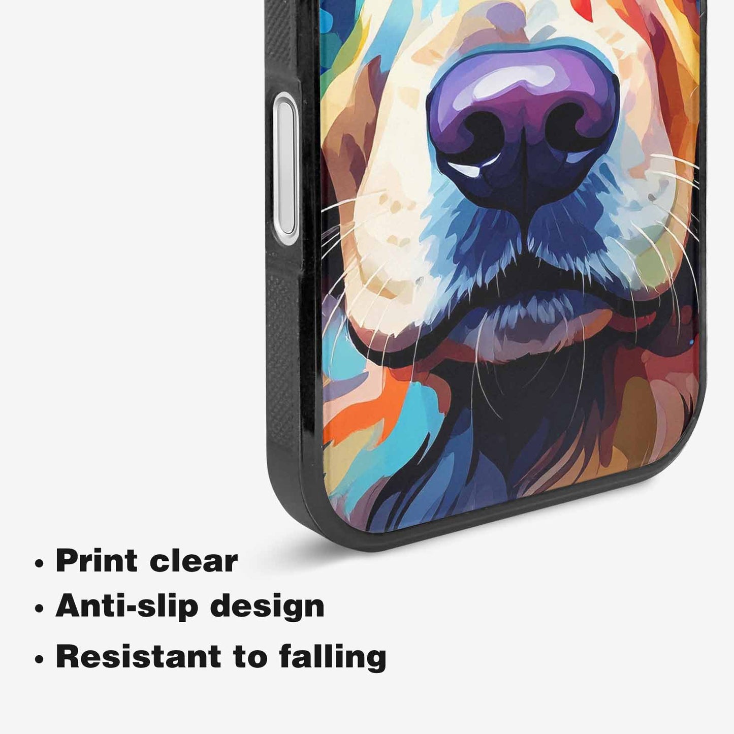iPhone 16 Plus Case — Golden Retriever Watercolor Art Pattern, Custom Phone Case