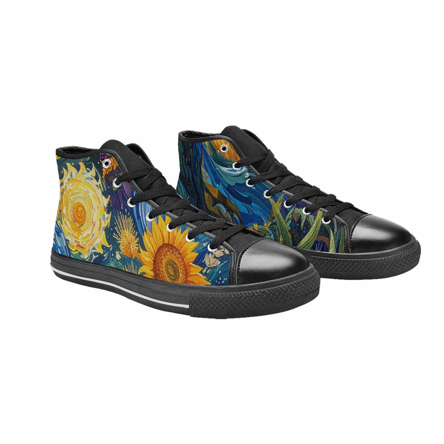 MEN'S Blend All Versions High Top Canvas Dark Academia Custom Sneakers