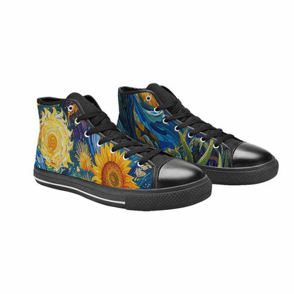 MEN'S Blend All Versions High Top Canvas Dark Academia Custom Sneakers