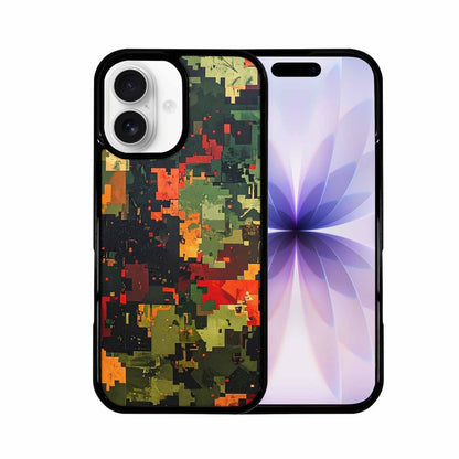 iPhone 17 Case — Small Military Camouflage Blotch Camo, Custom Printed Phone Case