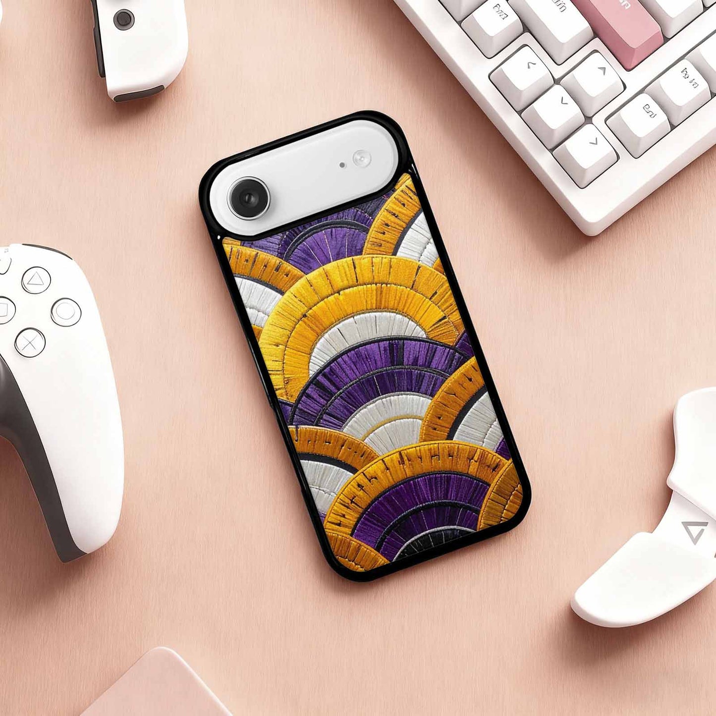 iPhone 17 Air Case — Vivid Camo Nonbinary Pride Camo, Custom Phone Case