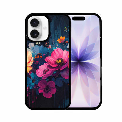 iPhone 17 Case — Shadowy Glitch Floral Pattern Floral, Original Design Phone Case