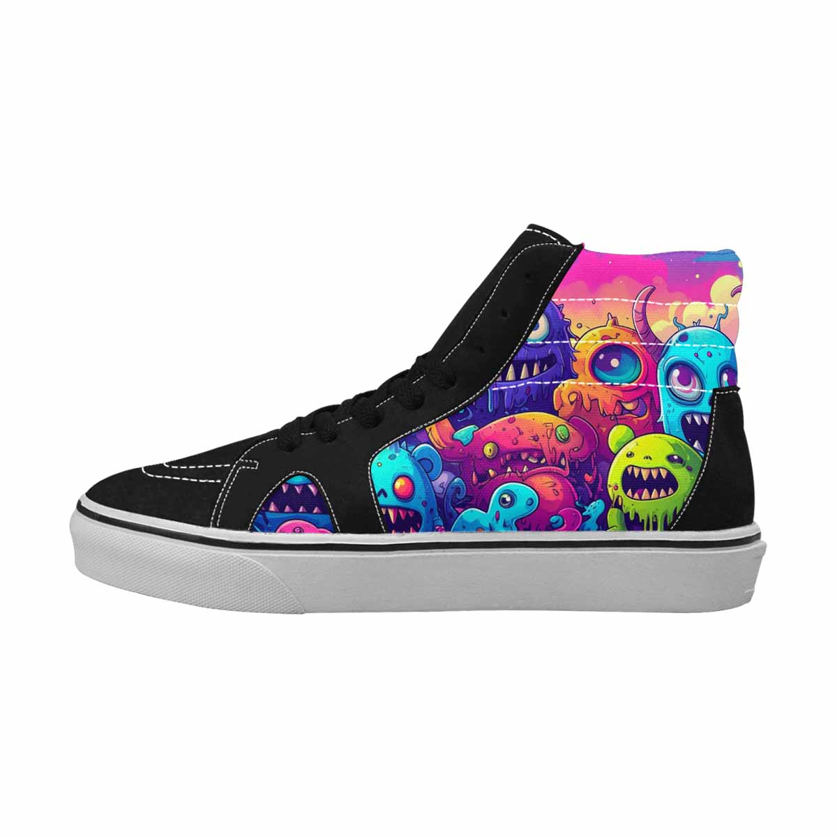 MEN'S Overlapping Endlessly No Empty High Top Canvas Grunge Shoes