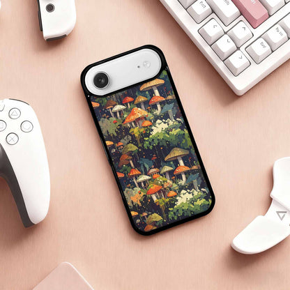 iPhone 17 Air Case — Mushrooms Camomushrooms Patter Rx0 Camo, Custom Art Phone Cover