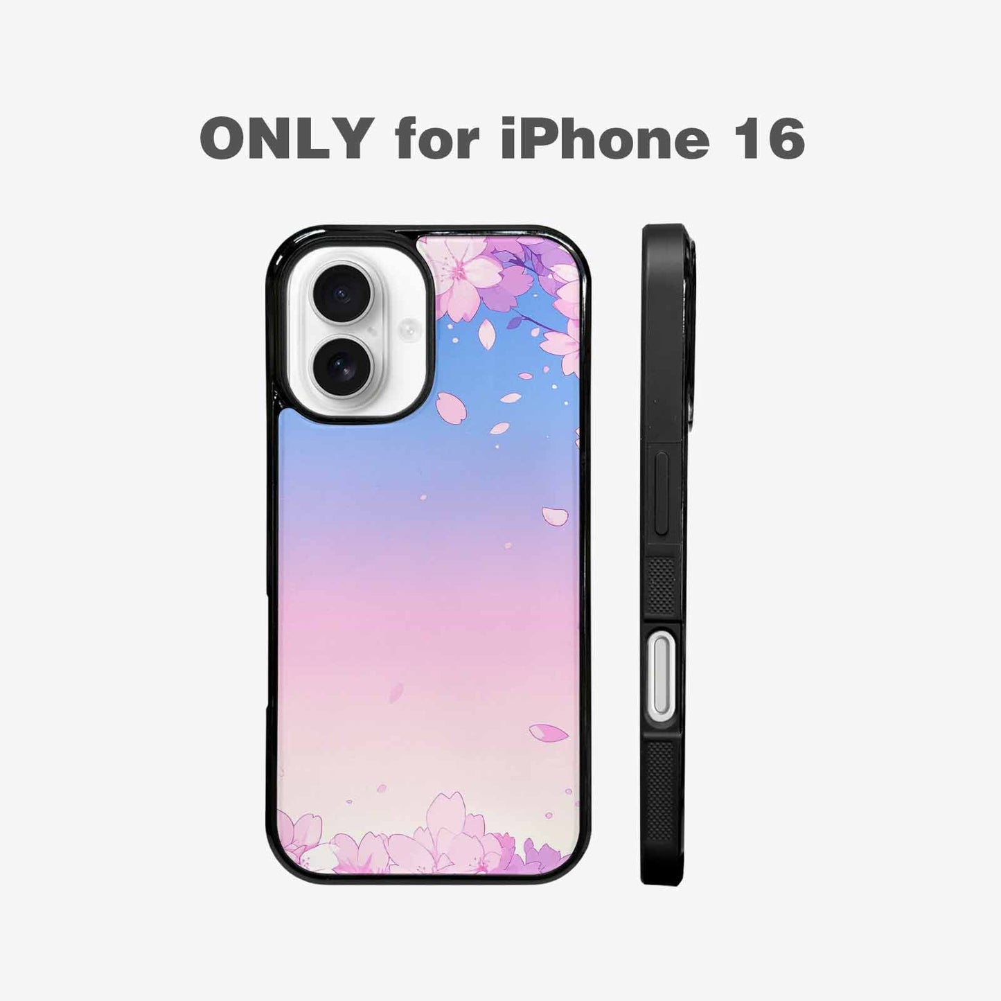 iPhone 16 Case — Anime Cherry Blossom Custom, Custom Print Case Cover