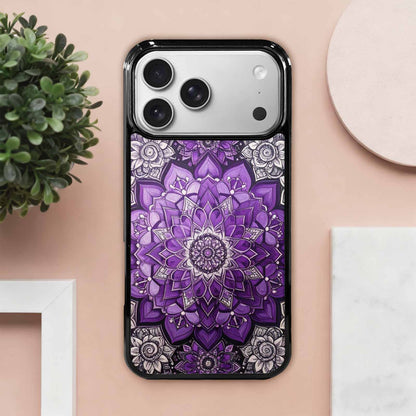 iPhone 17 Pro Max Case — Small Mandala Pattern, Randomly Floral, Customized Protective Case