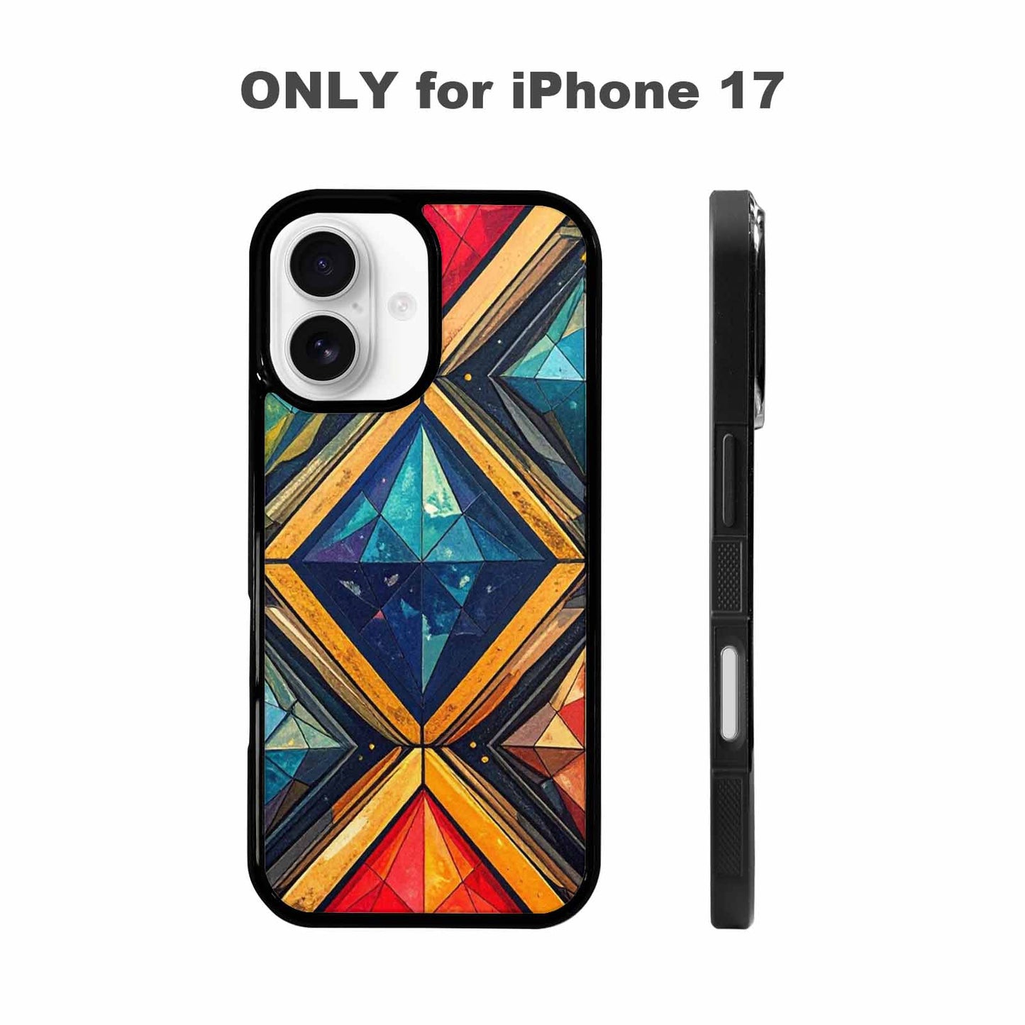iPhone 17 Case — Vintage Summer Diamond Retro Vintage, Custom Made Phone Cover