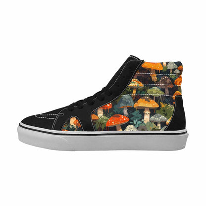 MEN'S Mushrooms  Camo Mushrooms High Top Canvas Dreamlike Custom Shoes