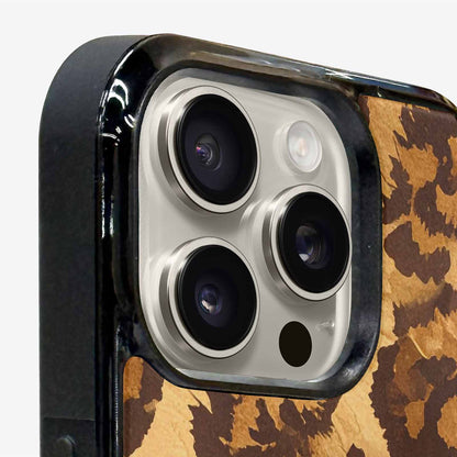 iPhone 15 Pro Max Case — Classic Leopard Print Warm Golden Tan, Original Design Phone Case