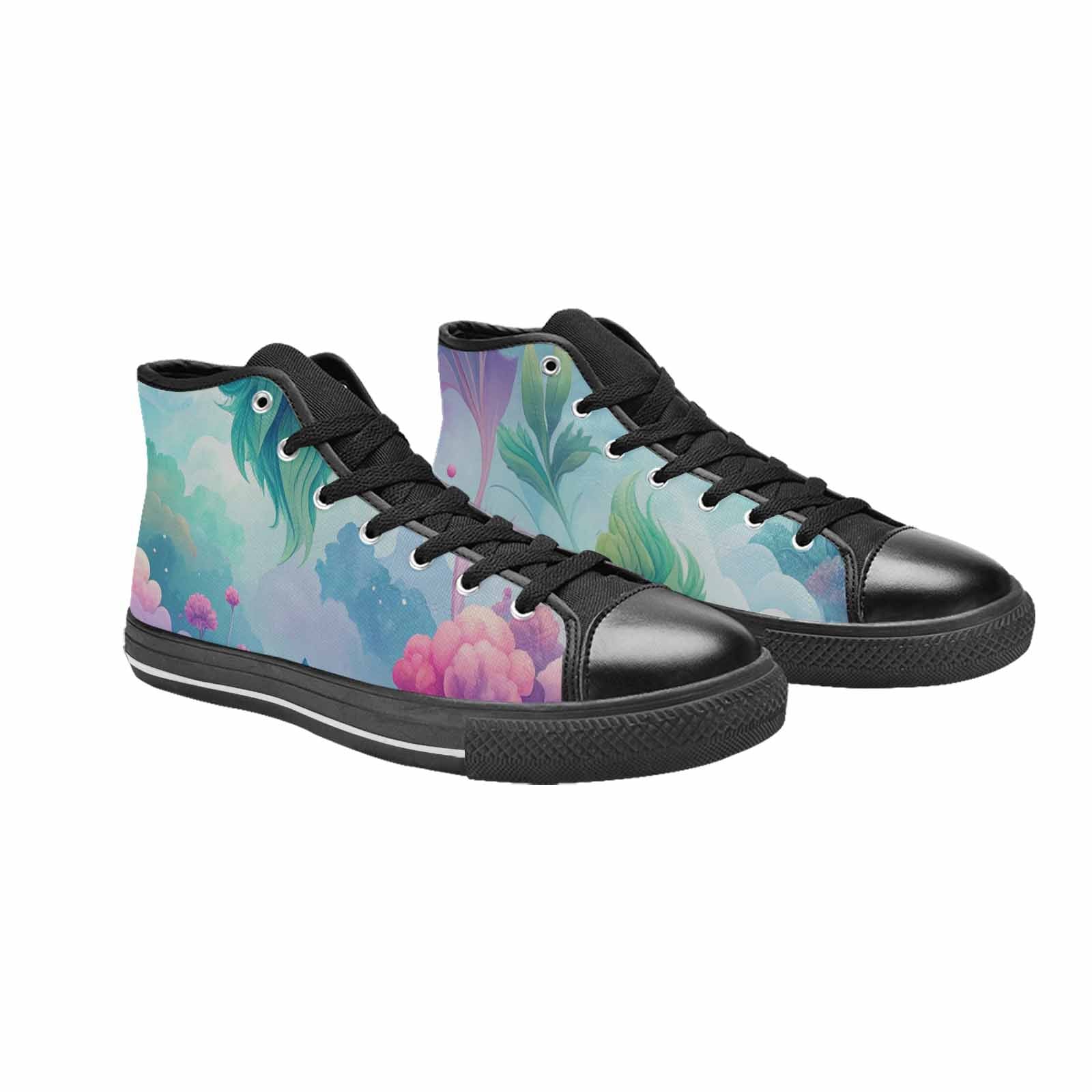 MEN'S Surrealist Dreamscape High Top Canvas Dreamcore Custom Shoes