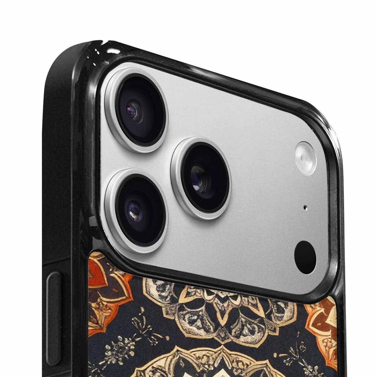 iPhone 17 Pro Max Case — Small Mandala Pattern, Randomly Floral, Unique Phone Case Design