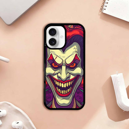 iPhone 17 Case — Evil Circus Heads Faces Cartoon Cute, Customized Protective Case