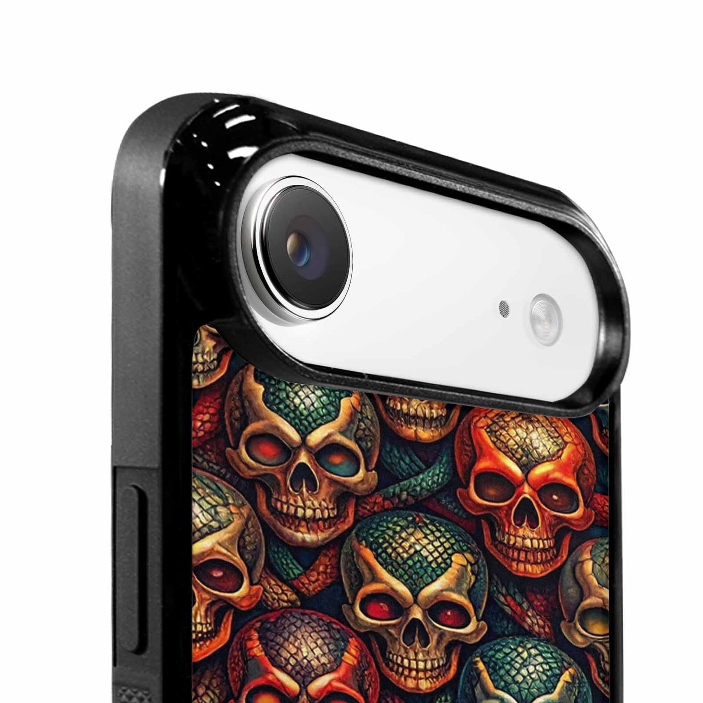 iPhone 17 Air Case — Snake Skulls Print Gothic Skulls, Original Design Phone Case