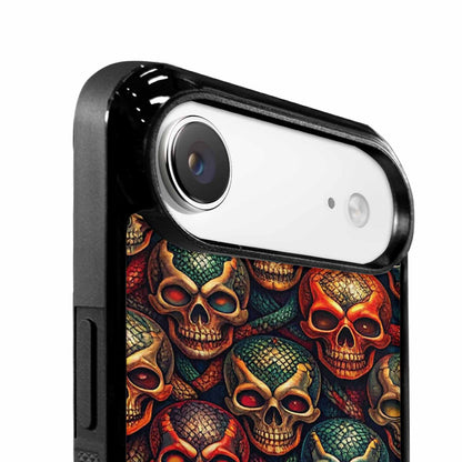 iPhone 17 Air Case — Snake Skulls Print Gothic Skulls, Original Design Phone Case